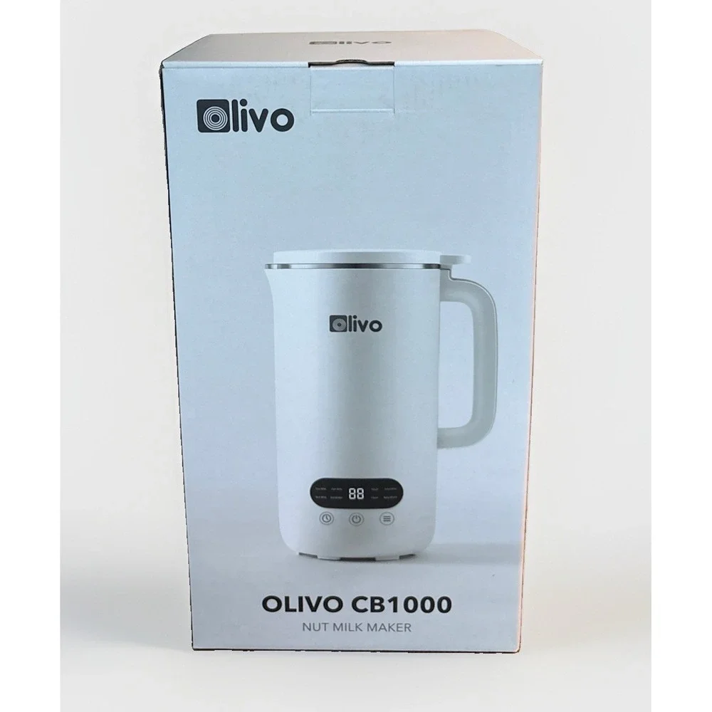 OLIVO CB1000 Automatic Nut Milk Maker - Almond, Cashew, Soy & Oat Milk Maker NEW